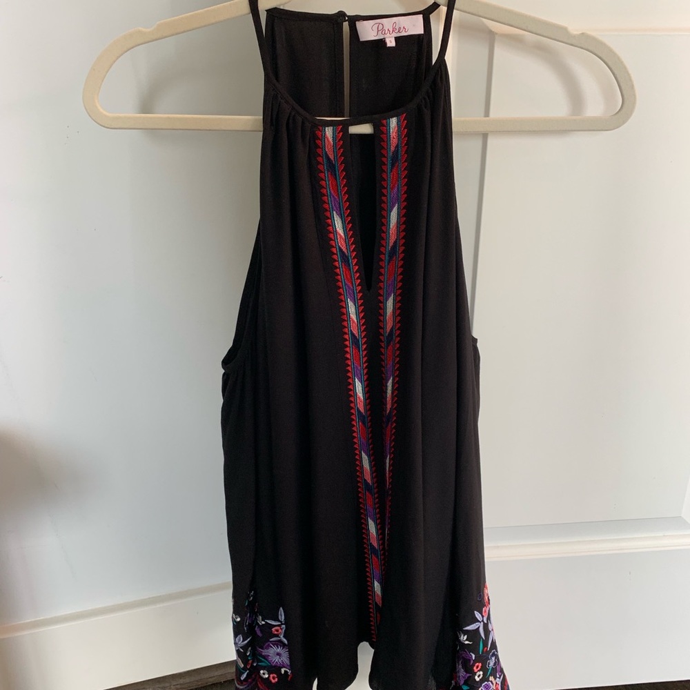Parker black blouse